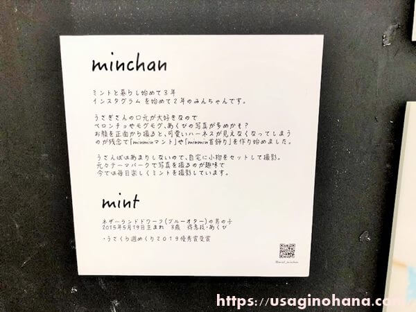 うさぎしんぼる展in浦和／minchan